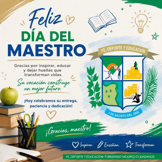 Felicidades maestros
